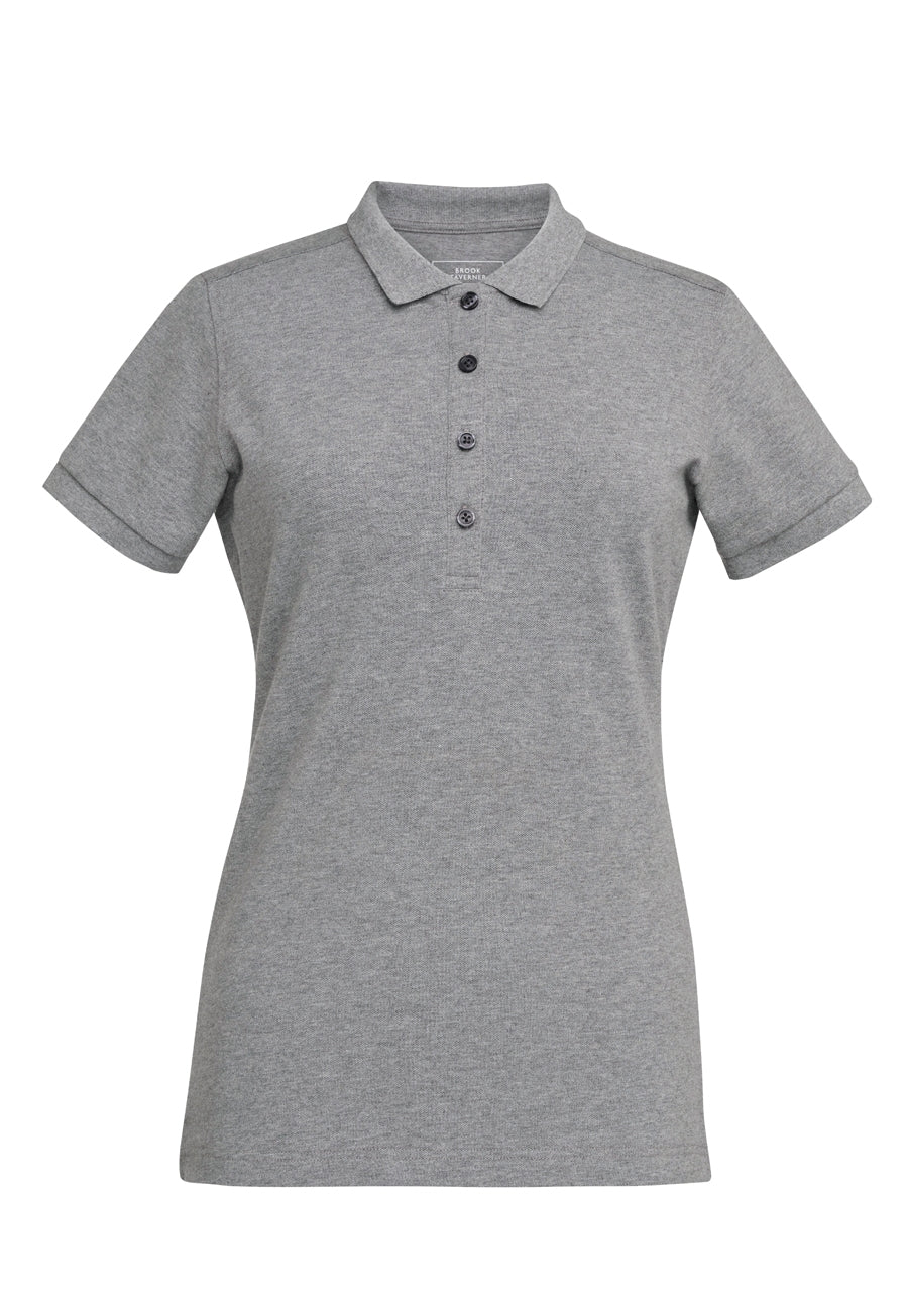 arlington s/s polo shirt - grey marl