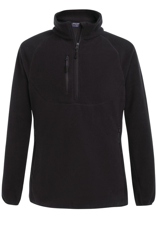 Ashton 1/4 Zip Fleece - Black