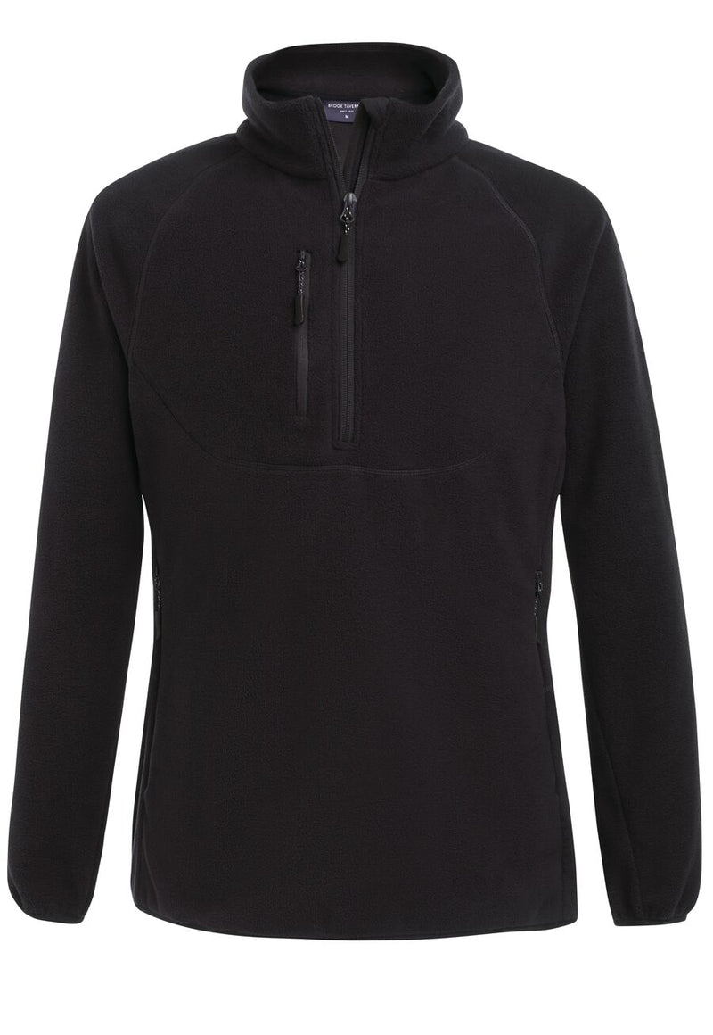 Ashton 1/4 Zip Fleece - Black