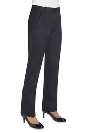 Astoria Tailored Leg Trouser - Charcoal