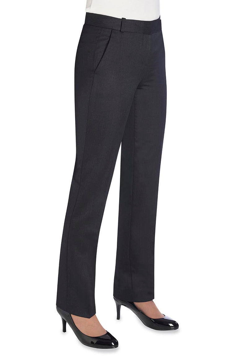 Astoria Tailored Leg Trouser - Charcoal