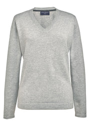 Atlanta V Neck Jumper - Navy