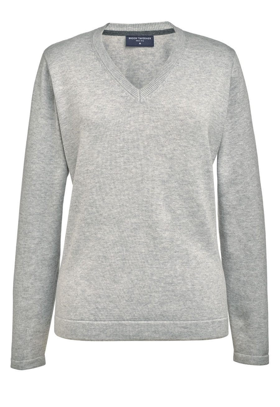 Atlanta V Neck Jumper - Navy