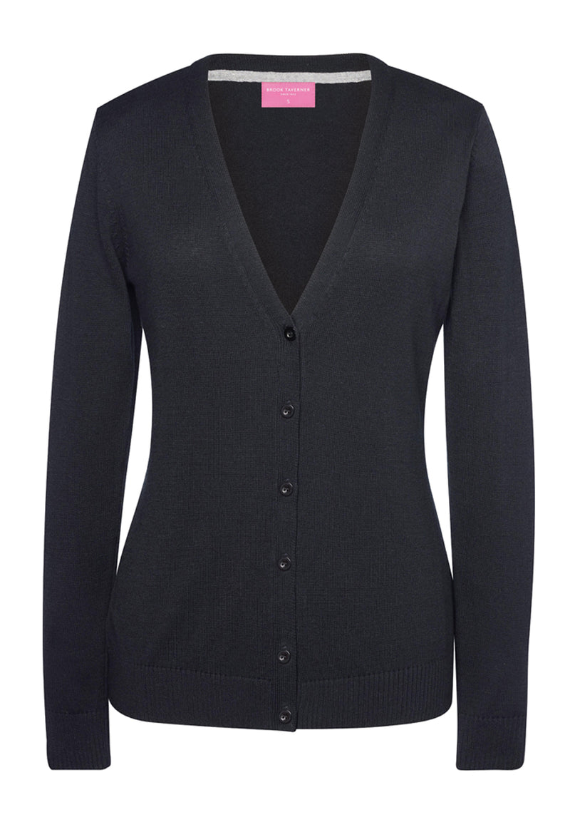 Augusta V Neck Cardigan - Navy