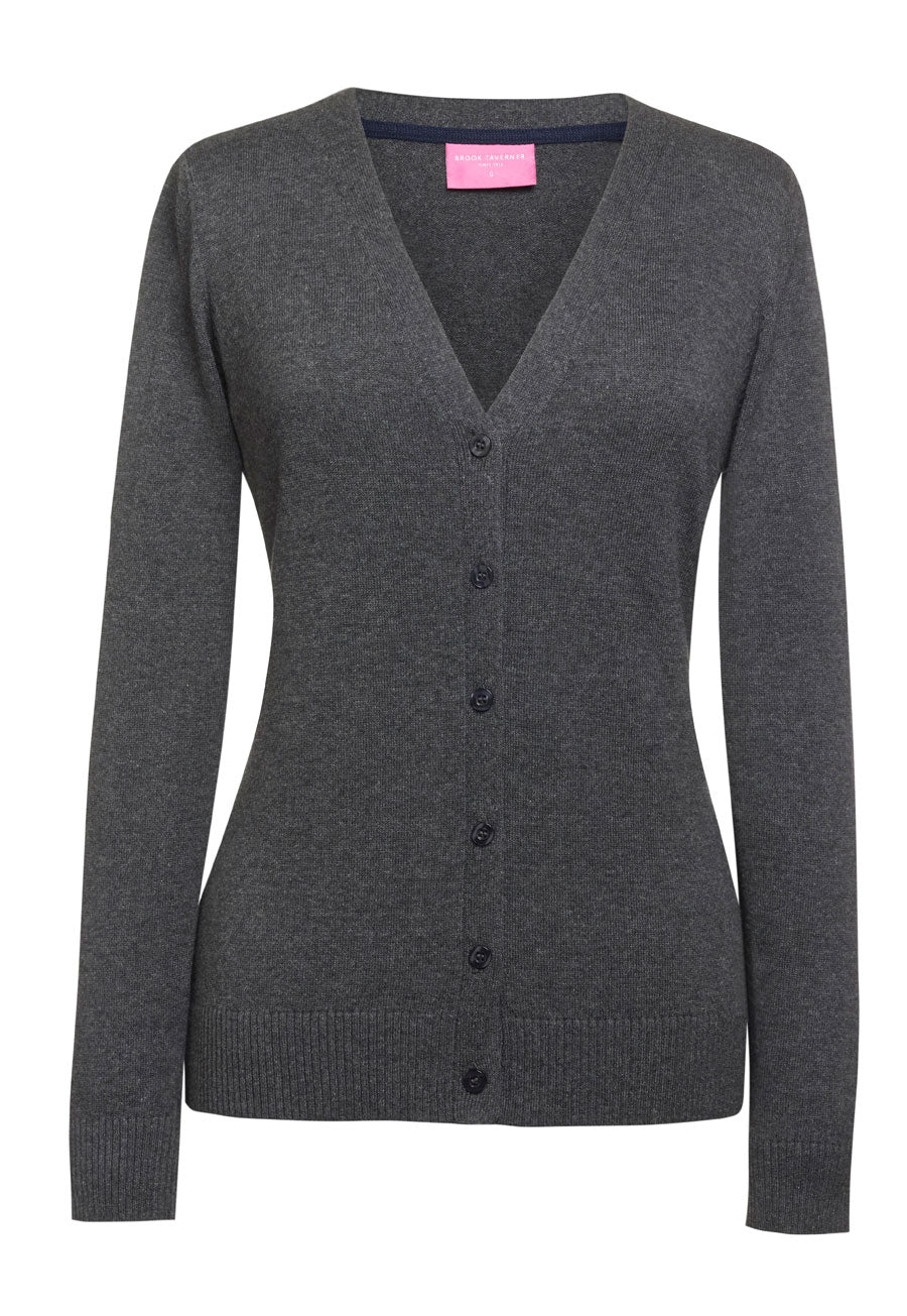 Augusta V Neck Cardigan - Navy