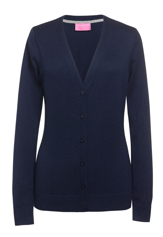 Augusta V Neck Cardigan - Silver