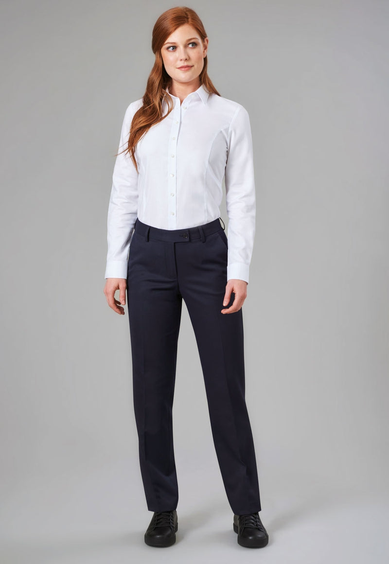 Aura Straight Leg Trouser - Navy
