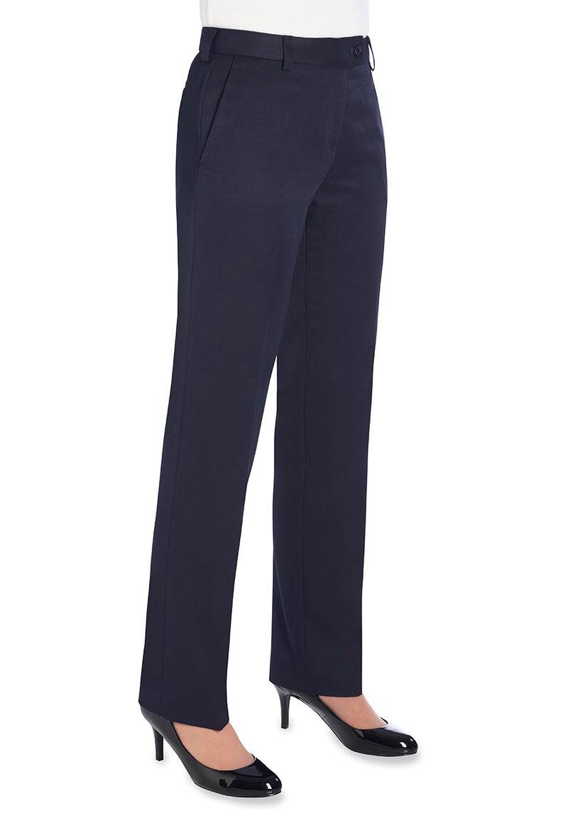 Aura Straight Leg Trouser - Navy