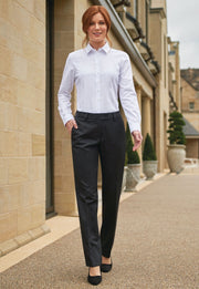Aura Straight Leg Trouser - Navy