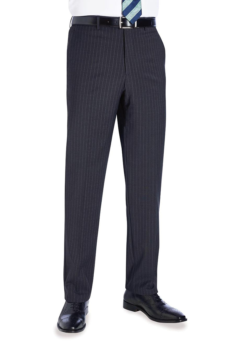 Avalino Tailored Fit Trouser - Char P/Str