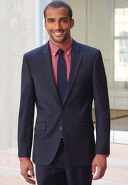 Avalino Tailored Fit Jacket - Navy Plain