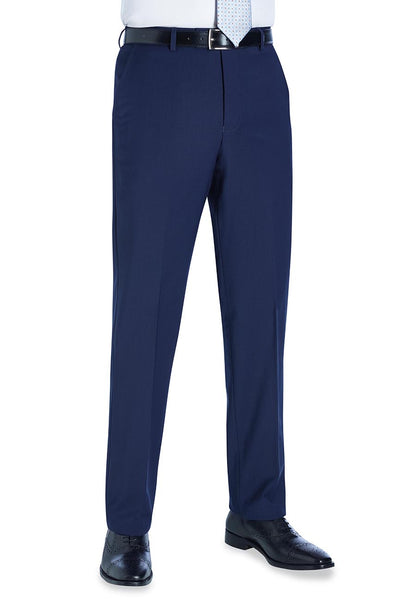 Avalino Tailored Fit Trouser - Mid Blue