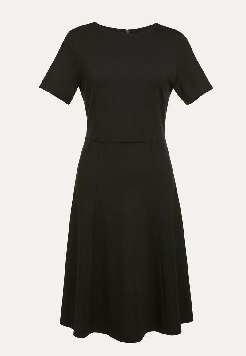 Belinda Skater Dress - Black