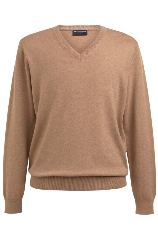Berlin V Neck Jumper - Oatmeal