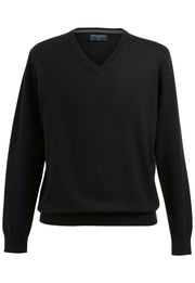 Berlin V Neck Jumper - Black