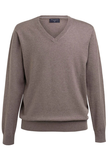 Berlin V Neck Jumper - Taupe