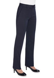 Bianca Tailored Fit Trouser - Navy P/Dot