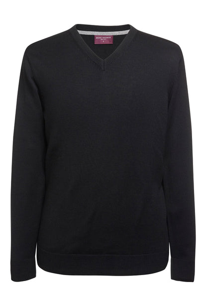Boston V Neck Jumper - Black