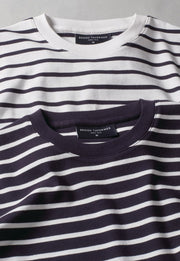 Katy Breton Top S/S - Navy/White