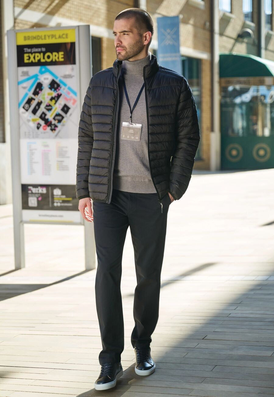 buffalo padded jacket - black