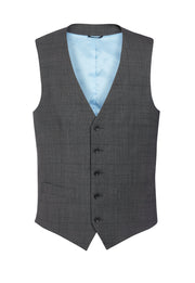 Busso Waistcoat - Grey Check