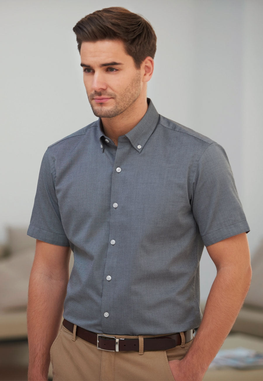 calgary men's s/s shirt - white