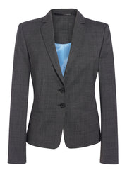 Calvi Slim Fit Jacket - Grey Check