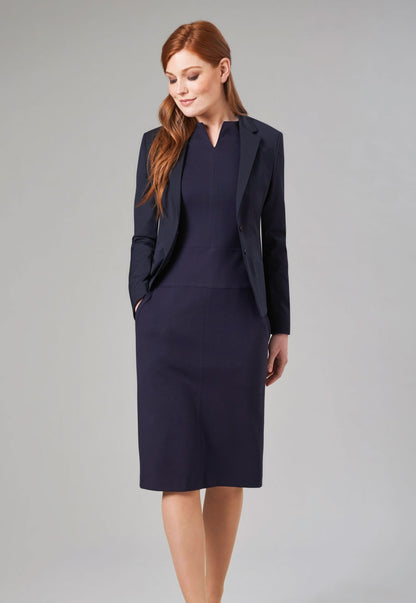 Calvi Slim Fit Jacket - Navy