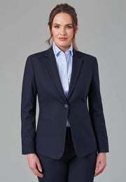 Cannes Tailored Fit Jacket - Navy