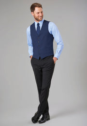 Cassino Slim Fit Trouser - Navy Plain