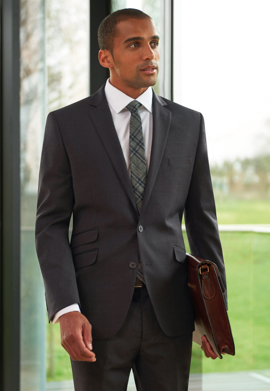 Cassino slim fit jacket - Navy Check