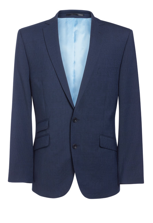 Cassino slim fit jacket - Navy Check
