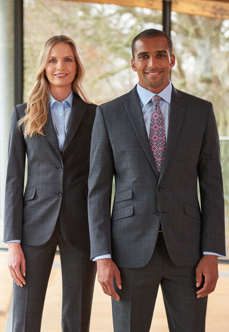 Cassino slim fit jacket - Navy Check