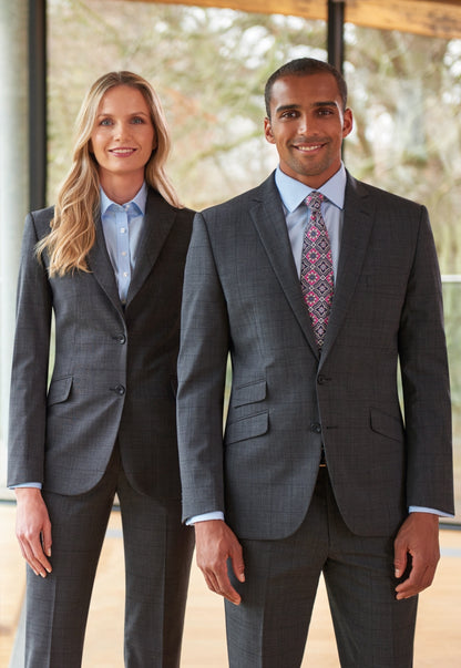 Cassino slim fit jacket - Navy Check
