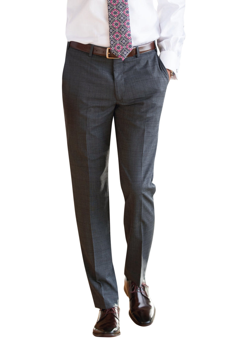 Cassino Slim Fit Trouser - Grey Check