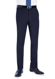 Cassino Slim Fit Trouser - Navy Plain