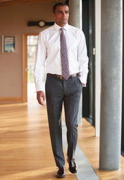 Cassino Slim Fit Trouser - Navy Plain