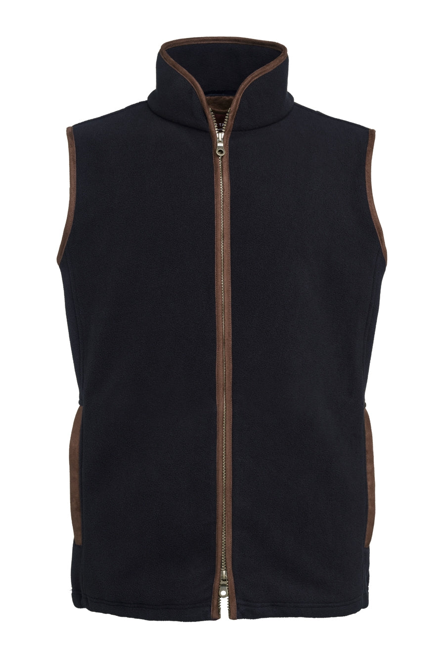 cincinnati fleece gilet - gunmetal