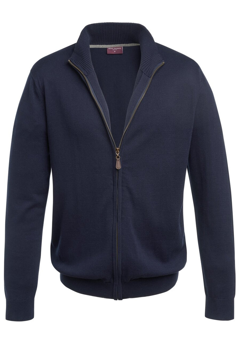 Columbus Zip Cardigan - Navy