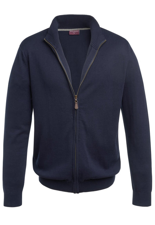 Columbus Zip Cardigan - Navy