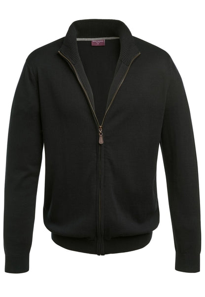 Columbus Zip Cardigan - Black