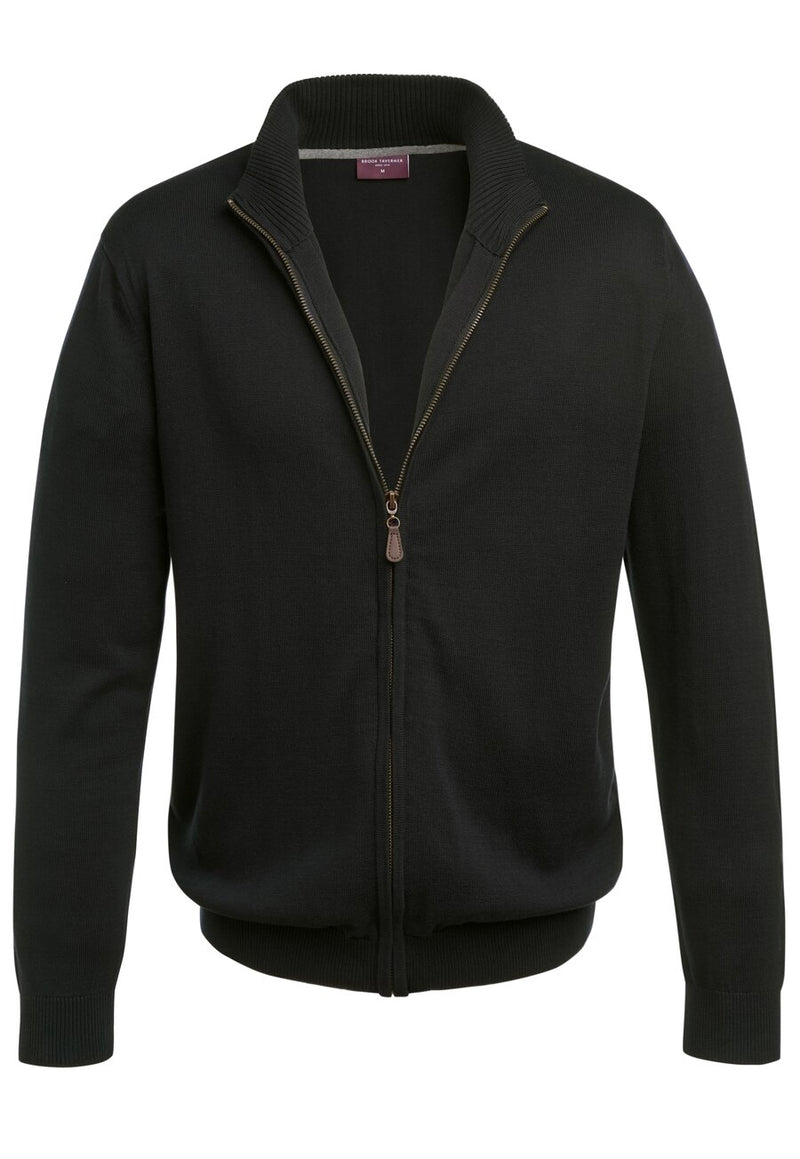 Columbus Zip Cardigan - Black