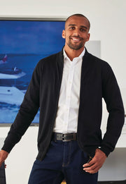 Columbus Zip Cardigan - Navy