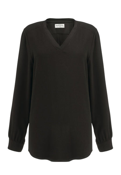 Como L/S Crepe Blouse - Sky Blue