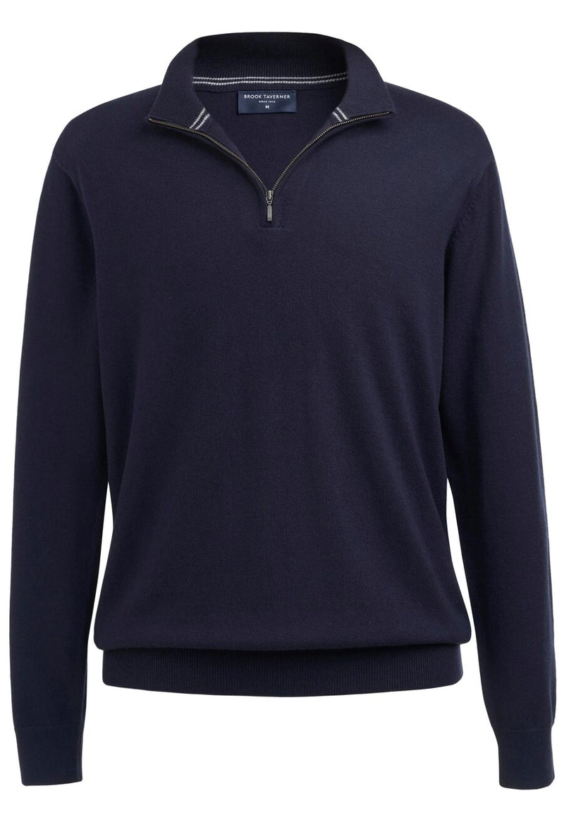 Copenhagen 1/4 Zip Jumper - Oatmeal