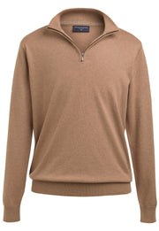Copenhagen 1/4 Zip Jumper - Oatmeal