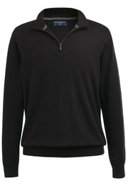 Copenhagen 1/4 Zip Jumper - Black
