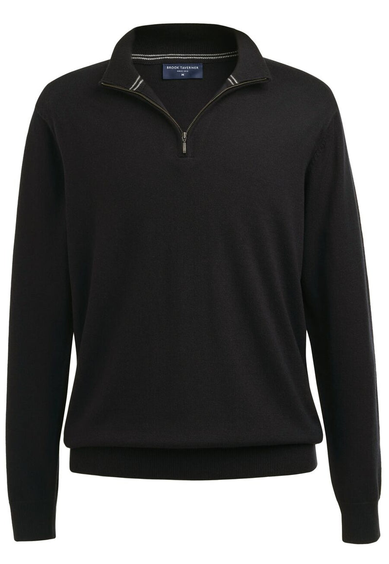 Copenhagen 1/4 Zip Jumper - Black