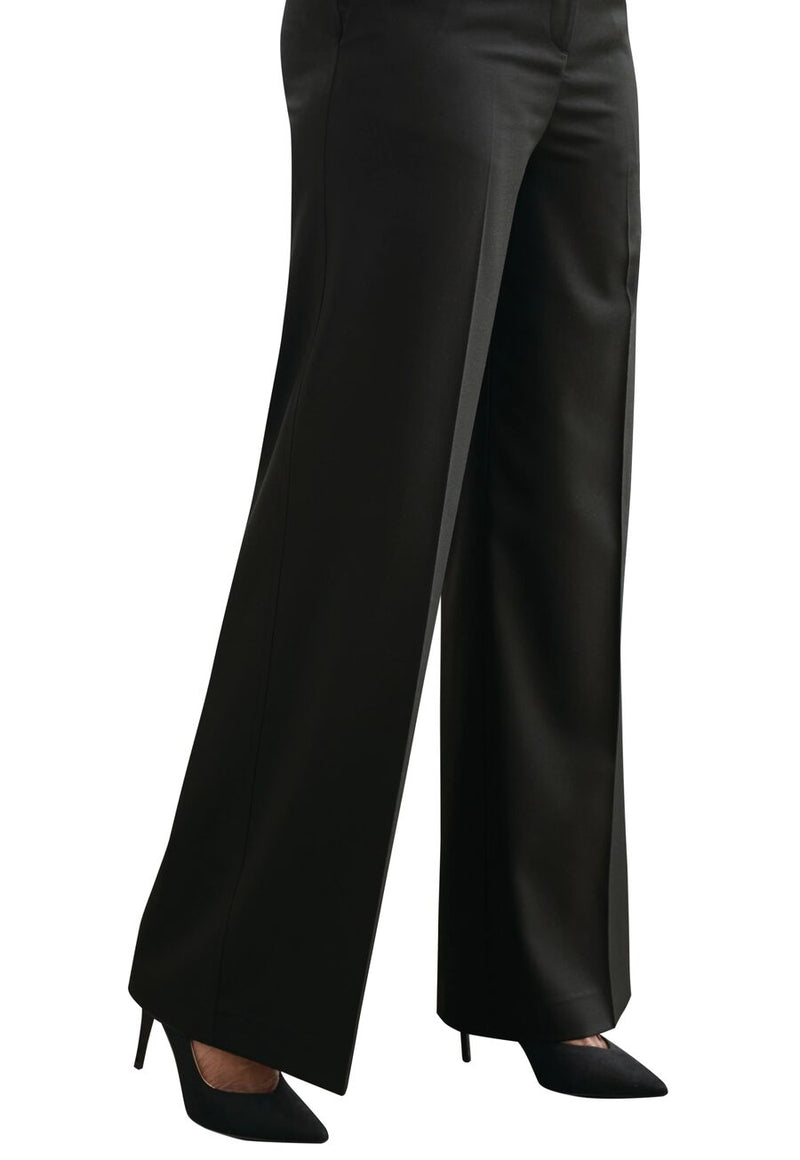 NEW Cora Wide Leg Trouser - Navy P/Dot
