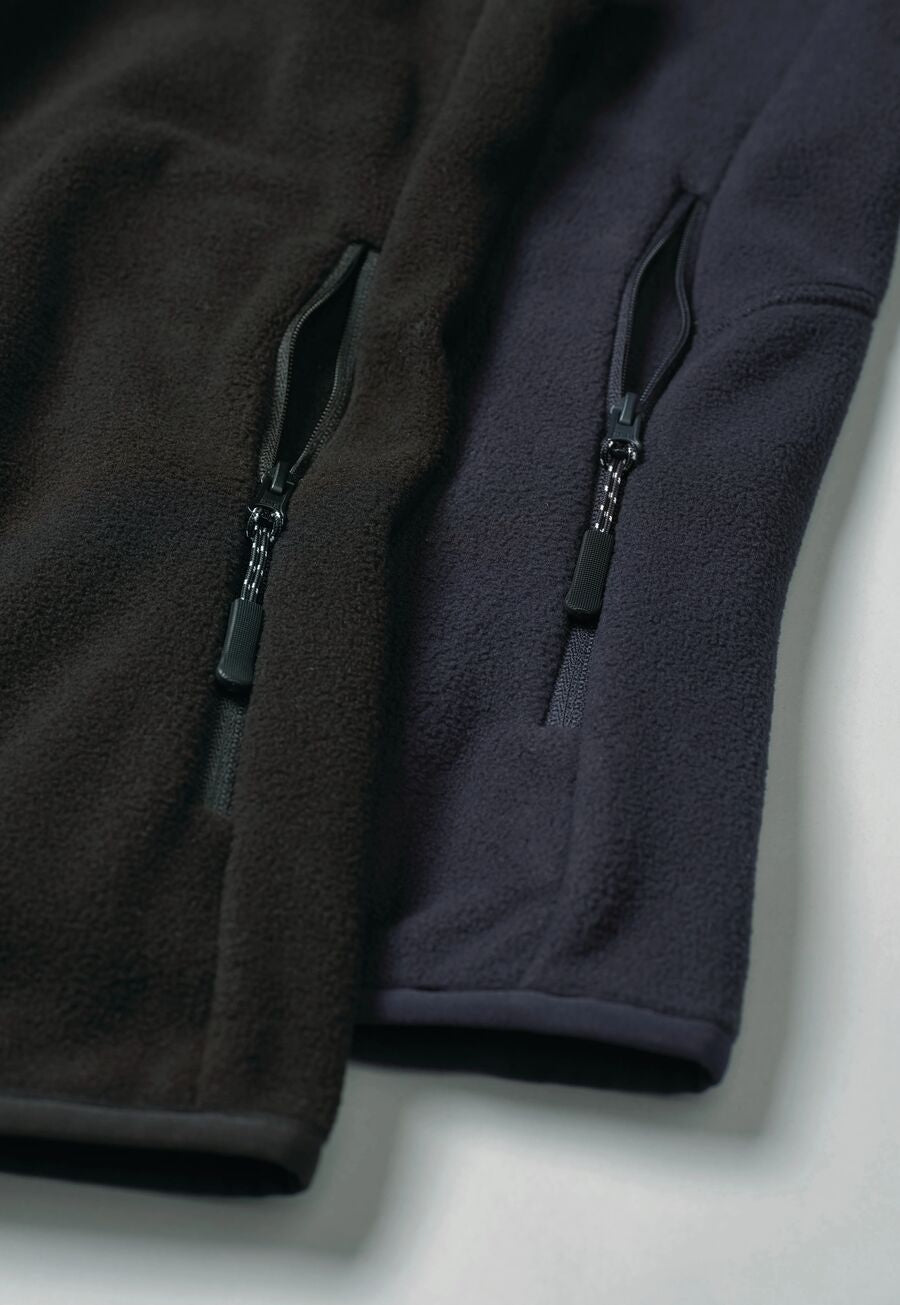 Ashton 1/4 Zip Fleece - Black
